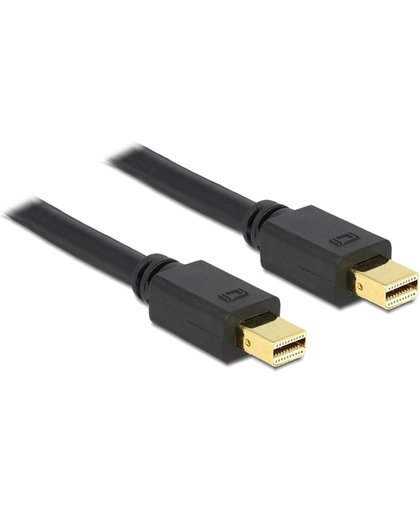 DeLOCK 83475 2m Mini DisplayPort Mini DisplayPort Zwart DisplayPort kabel