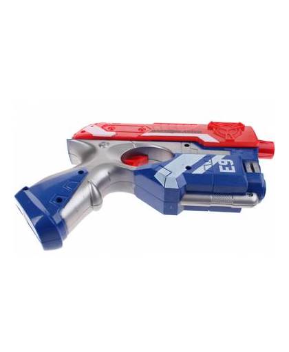 Toi-toys foam blaster e9 pistool met darts 25 cm blauw