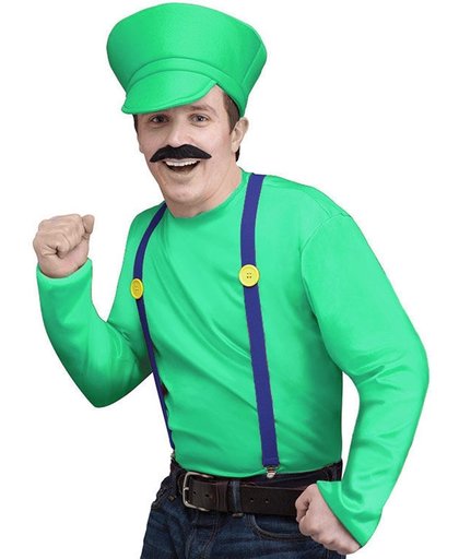 Groen game personage voor mannen - Verkleedkleding