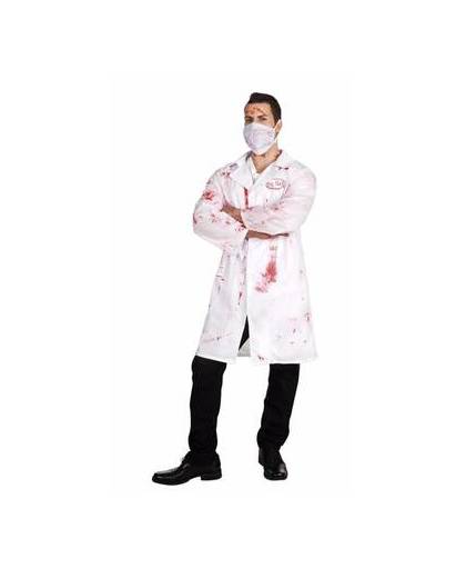 Bloederige arts dr. Mad kostuum voor heren 50/52 (m/l)
