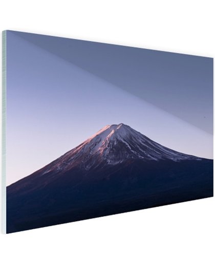 Uitzicht op de berg Fuji Glas 180x120 cm - Foto print op Glas (Plexiglas wanddecoratie)