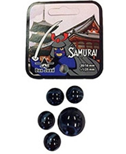 Samurai kleintje knikkers 21 stuks