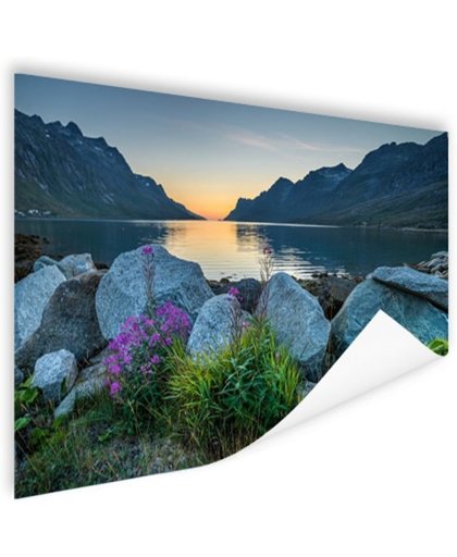 FotoCadeau.nl - Ersfjordbotn fjord Noorwegen  Poster 180x120 cm - Foto print op Poster (wanddecoratie)