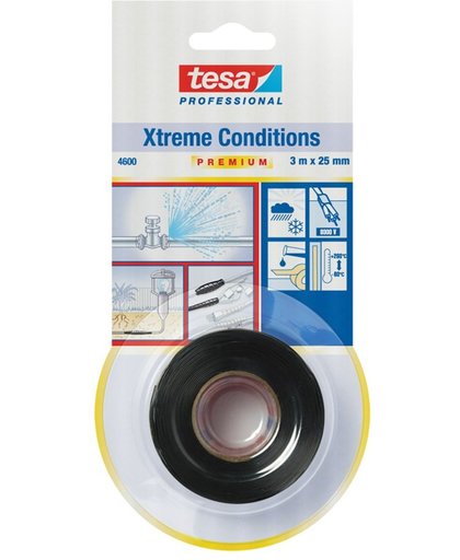 Tesa Tape Xtreme Cond 25mm 3M Zwart
