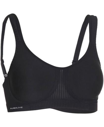 Pure lime  Pure Lime Support  - Sportbeha - Vrouwen- Zwart