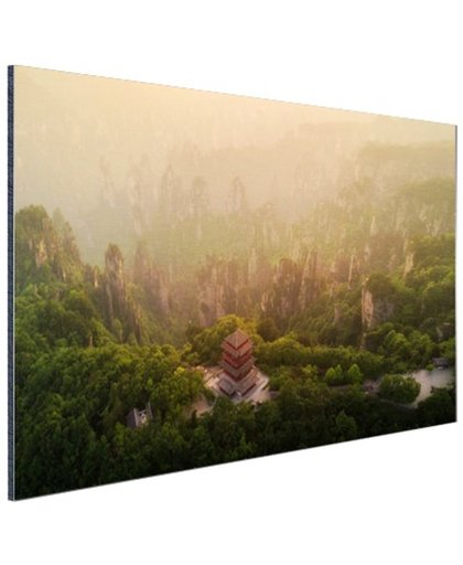 FotoCadeau.nl - Zhangjiajie Nationaal Park Aluminium 120x80 cm - Foto print op Aluminium (metaal wanddecoratie)