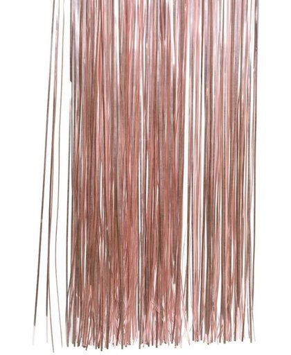 Oud roze kerstversiering folie slierten 50 cm