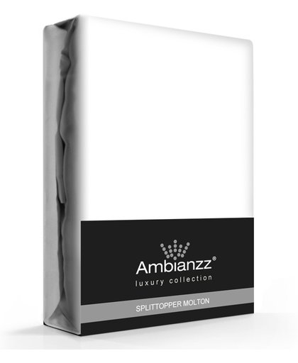 Ambianzz Waterdichte matrasbeschermer voor splittopper 180x220cm - 100% Katoen