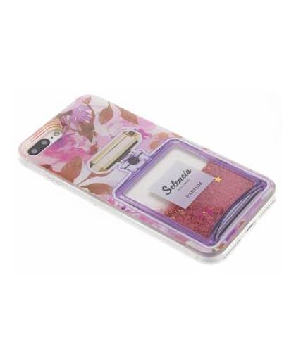 Roze parfum glittercase voor de iphone 8 plus / 7 plus