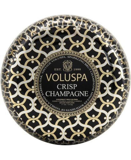 Voluspa Maison Metallo - Geurkaars - 310gr - Crisp Champagne