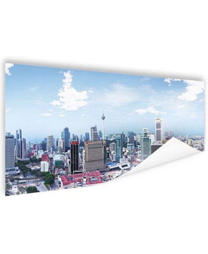 FotoCadeau.nl - Luchtfoto over Kuala Lumpur Malesie Poster 180x120 cm - Foto print op Poster (wanddecoratie)