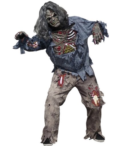 Griezelig zombie kostuum voor heren - Verkleedkleding