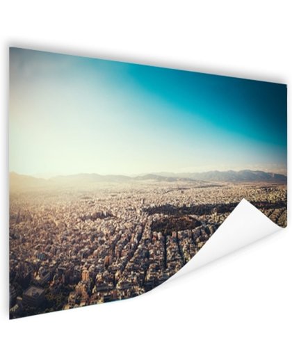 FotoCadeau.nl - Het uitzicht vanuit de lucht van Athene Poster 150x75 cm - Foto print op Poster (wanddecoratie)