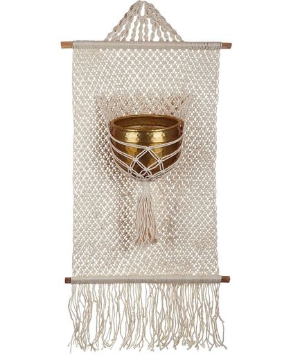 Lifestyle Home Collection - Macrame Wanddecoratie L - Bruin