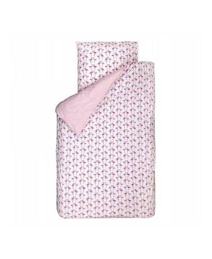 Bink bedding flamingo dekbedovertrek - junior (120x150 cm + 1 sloop)