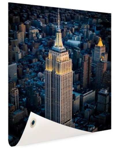 FotoCadeau.nl - Empire State Building Manhattan NY Tuinposter 80x120 cm - Foto op Tuinposter (tuin decoratie)