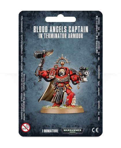 Warhammer 40,000 Imperium Adeptus Astartes Blood Angels: Captain in Terminator Armour