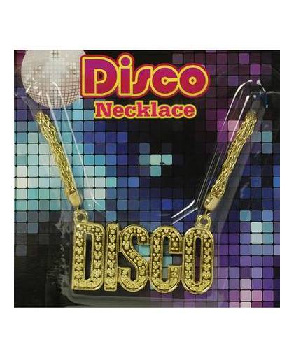 Disco ketting goud