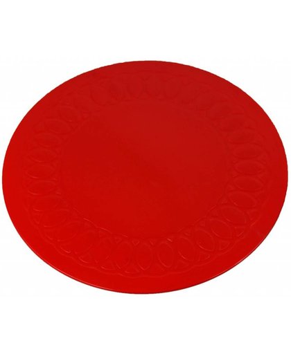 Able2 - anti-slip mat rond 14 cm - rood