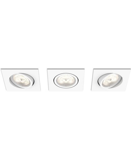 Philips Casement - Inbouwspot - 3 Lichtpunten - wit - 3 x 500lm