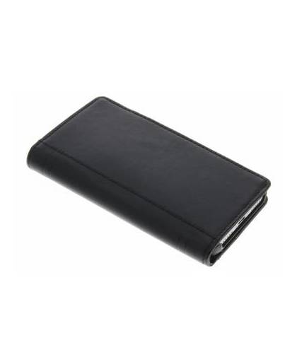 Zwarte journal wallet case voor de iphone 8 plus / 7 plus