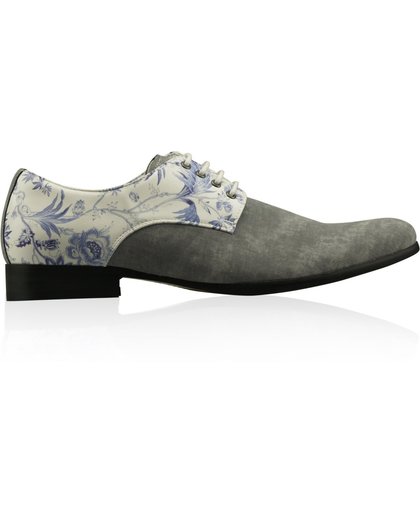 Delft Blue  - Lureaux - Handgemaakte Nette Schoenen Voor Heren