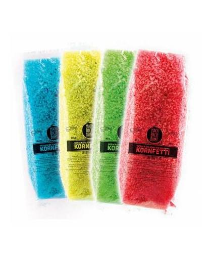 Gekleurde bio confetti oplosbaar 800 gram