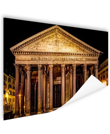 FotoCadeau.nl - Pantheon Rome in de nacht Poster 90x60 cm - Foto print op Poster (wanddecoratie)