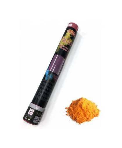 Kleurenpoeder shooter oranje 40 cm