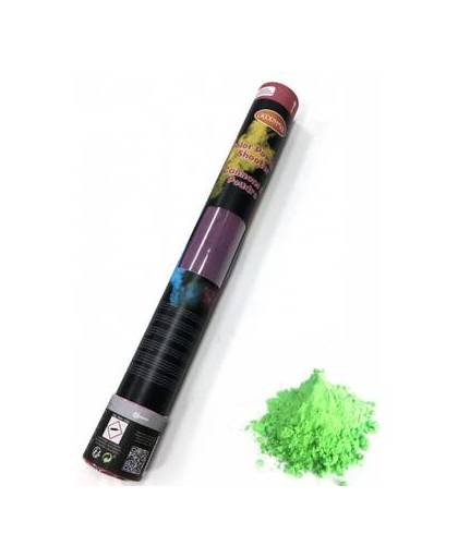 Kleurenpoeder shooter groen 40 cm