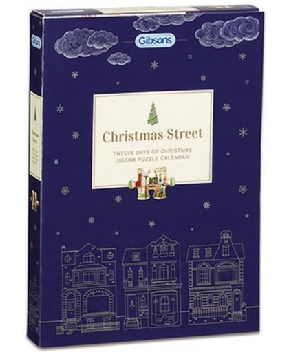 Gibsons Christmas Street 12 days of gifts puzzel