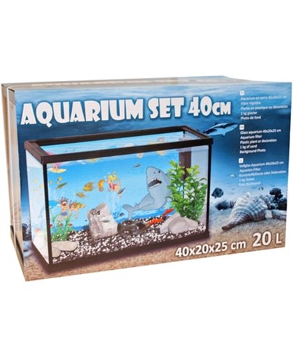 Aquariumset 40cm+ filter - 20ltr