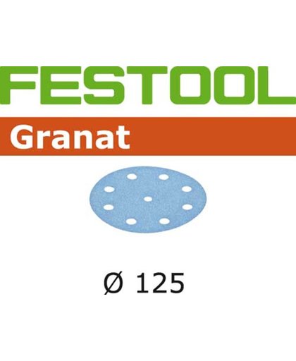 Festool schuurschijf Granat dia 125mm/9 K60 (10st)