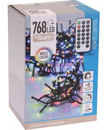 Kerst Microcluster Multi Color 768 LED met afstandsbediening