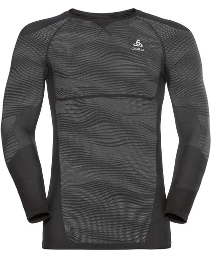 Odlo Performance Blackcomb Top voor heren  Sportshirt - Maat L  - Mannen - zwart/grijs