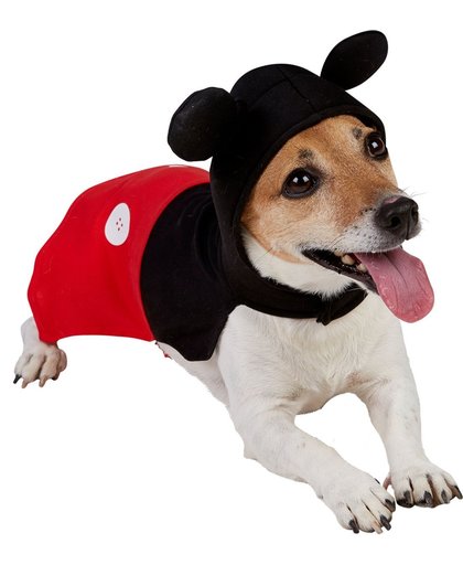 Mickey Mouse kostuum voor honden