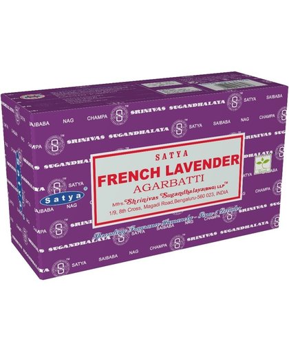 Satya Nag Champa - French Lavender 12 x 15 gram