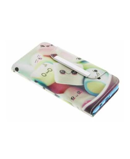 Marshmallow design tpu wallet case voor de samsung galaxy a3 (2016)
