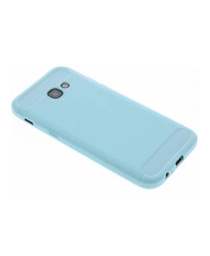 Turquoise brushed tpu case voor de samsung galaxy a5 (2017)