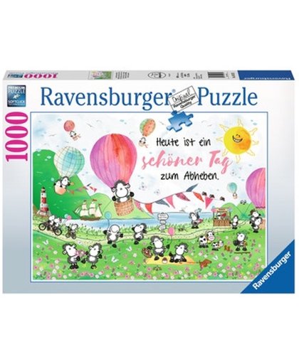 Ravensburger puzzel Een mooie dag om op te stijgen - Legpuzzel - 1000 stukjes