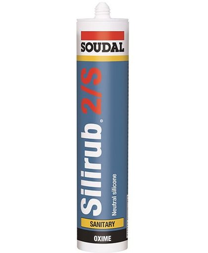 Soudal Silirub 2S sanitaire silic.voegkit transp.grijs 310ml