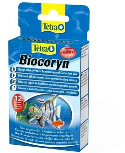 Tetra Biocoryn 12 capsules voor uw onderhoud van uw aquarium