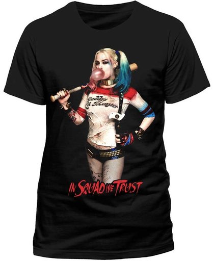 Suicide Squad - HQ Squad unisex T-shirt zwart - Superhelden comics merchandise - XXL