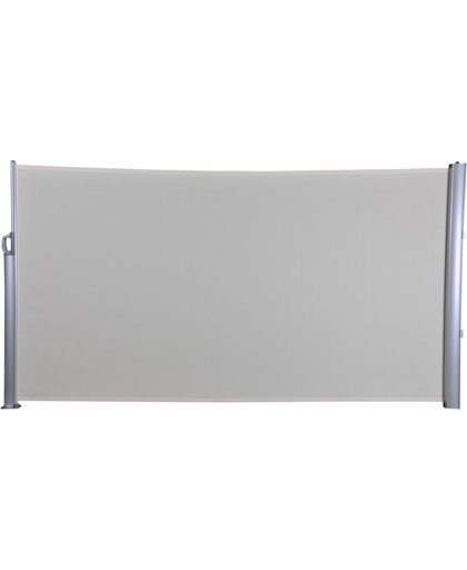 The Original Zonnescherm / Windscherm | SORARA | Oprolbaar & Bevestigbaar aan Muur / Vloer | Crème-/Grijskleurig | 160 x 300 cm | Hoogwaardige Kwaliteit