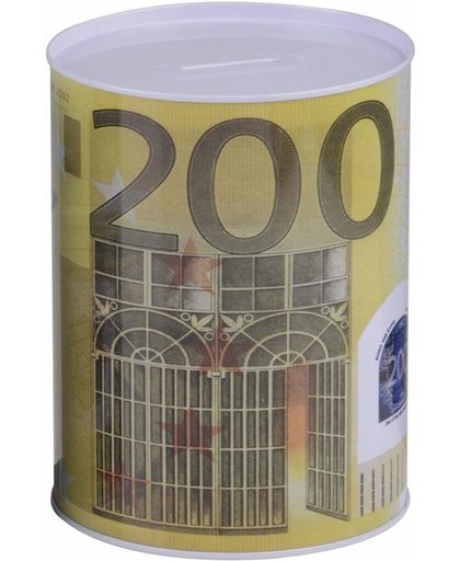 Spaarpot 200 euro biljet 16 cm
