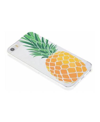 Transparant ananas design tpu hoesje voor de iphone 5 / 5s / se
