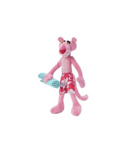 Pluche pink panther knuffel in zwembroek