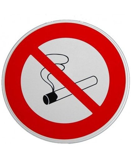 Pictogram verboden te roken zelfklevend 300 mm