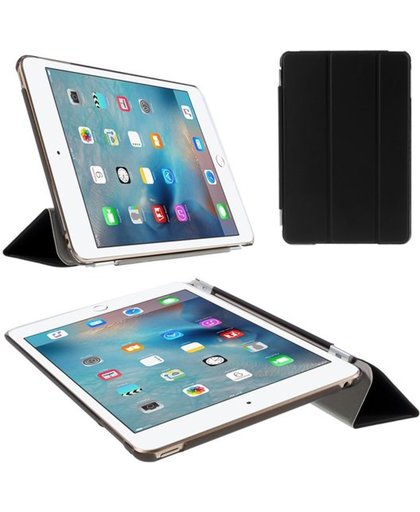 GadgetBay Zwarte trifold iPad mini 4 hardcase met cover hoes smartcase