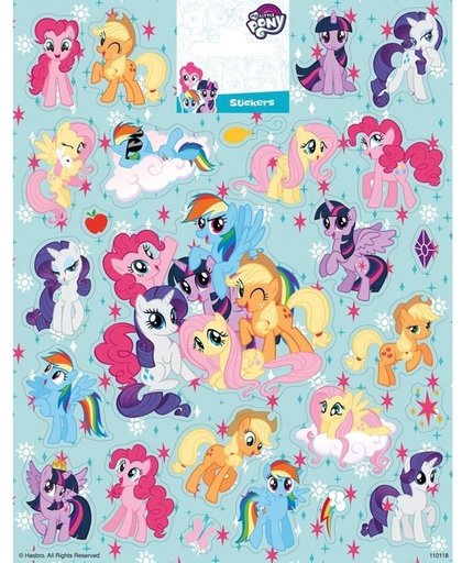 Kinder stickers - Stickervel My Little pony thema groot